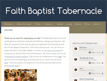 Tablet Screenshot of faithbaptisttabernacle.com